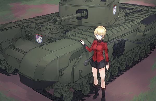 Girls und Panzer Черчилль