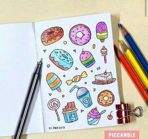 Маленькие рисунки для скеч бука