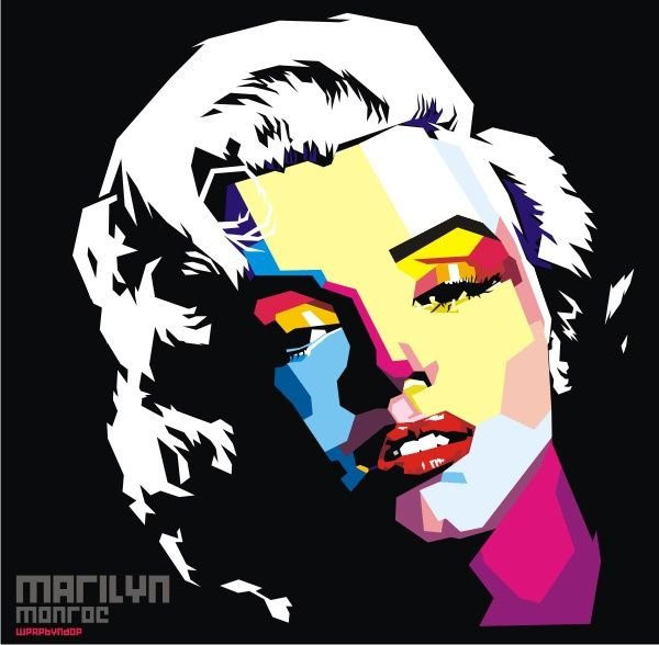 Мэрилин Монро портрет поп-арт