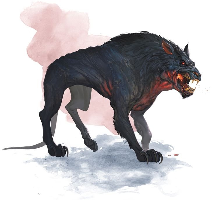 Адская гончая (Hellhound) ДНД