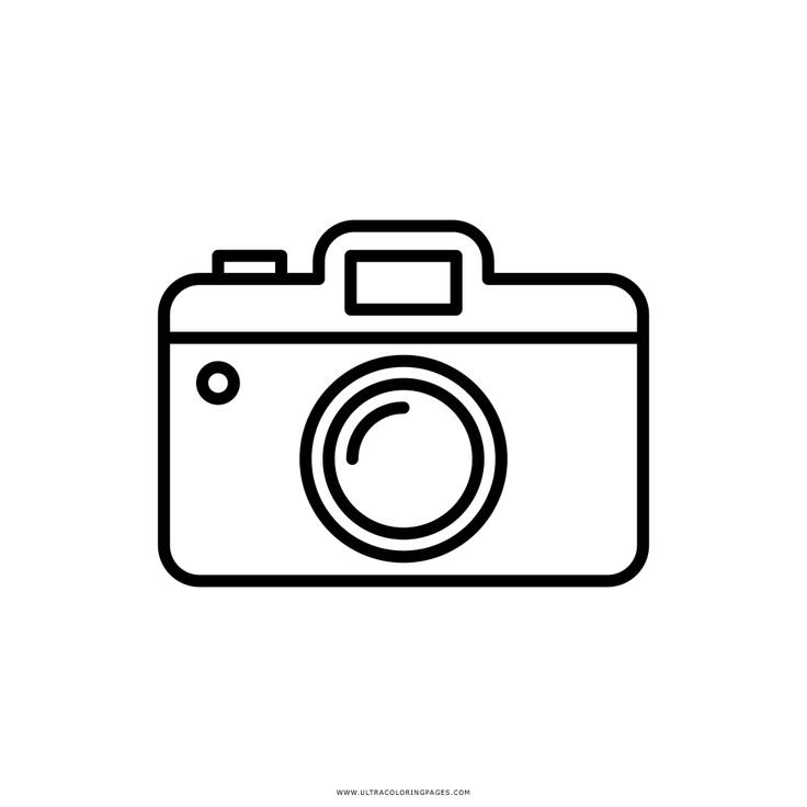 Фотоаппарат трафарет