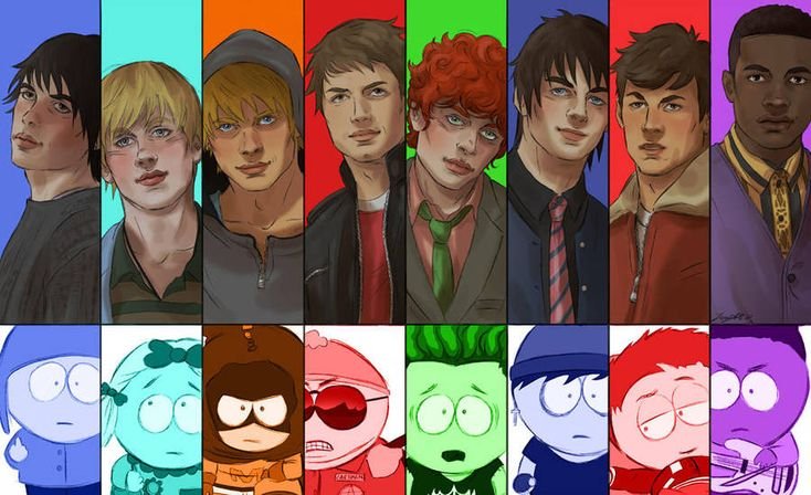 South Park повзрослевшие персонажи