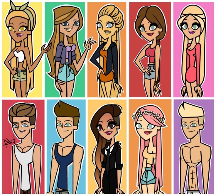 Total Drama Island персонажи