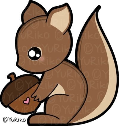 Рисунки белок для срисовки