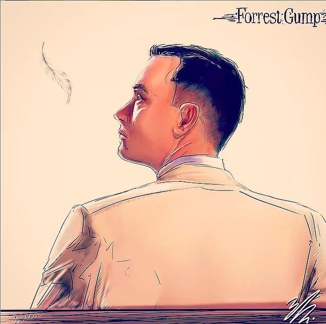 Forrest Gump Art poster