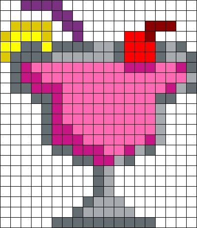 Лёгкие рисунки по клетком