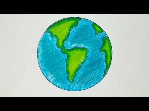 Рисование Планета земля