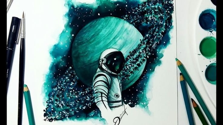 Рисунок на космическую тему