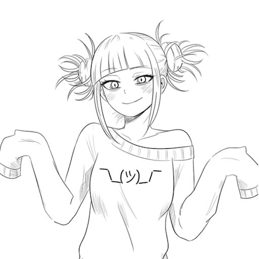 Himiko toga срисовать