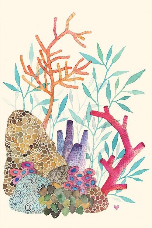 Кораллы для рисования