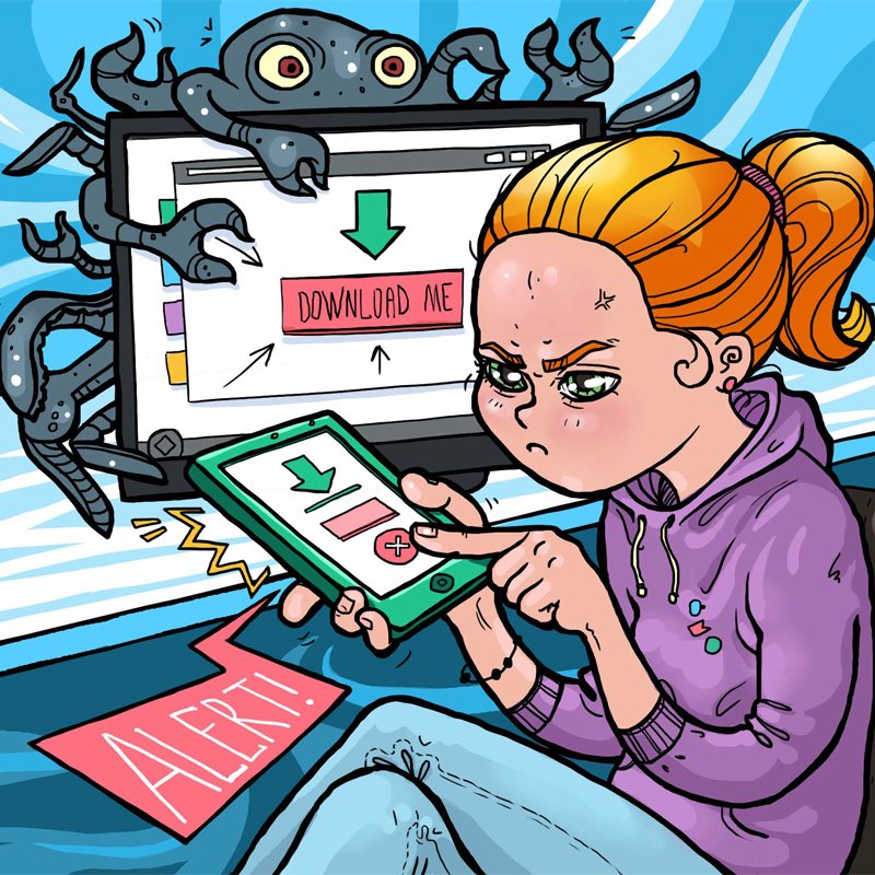 Рисунок на тему безопасность в интернете