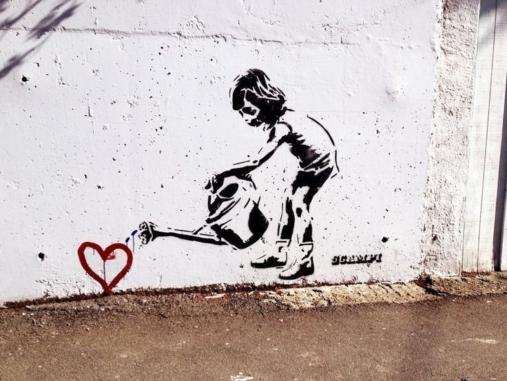 Граффити Street Art Banksy