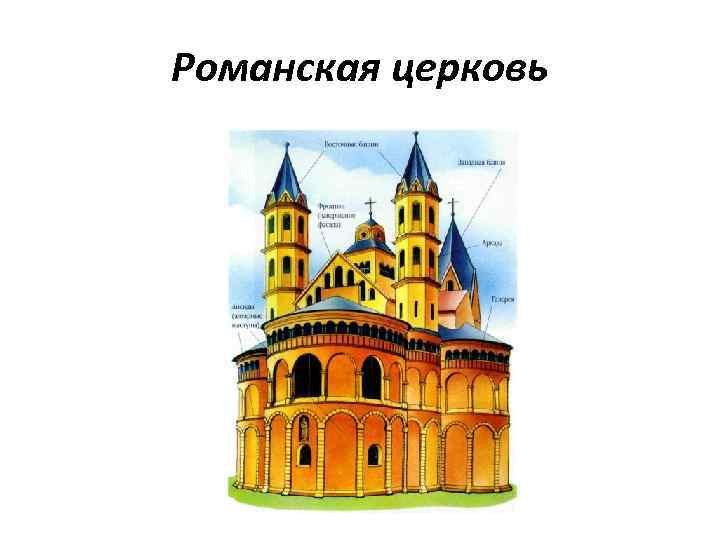 Романская архитектура для детей