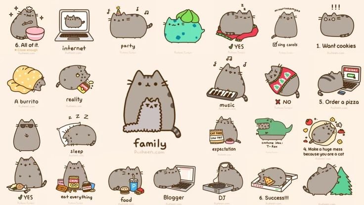 Кот Pusheen