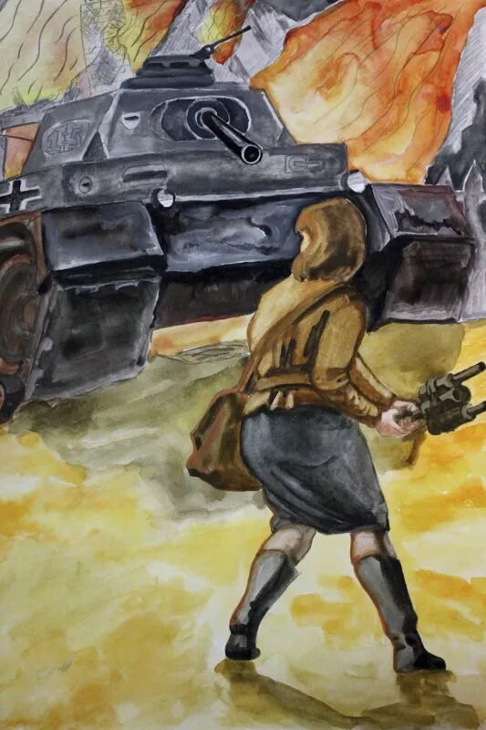 Рисунок на тему война