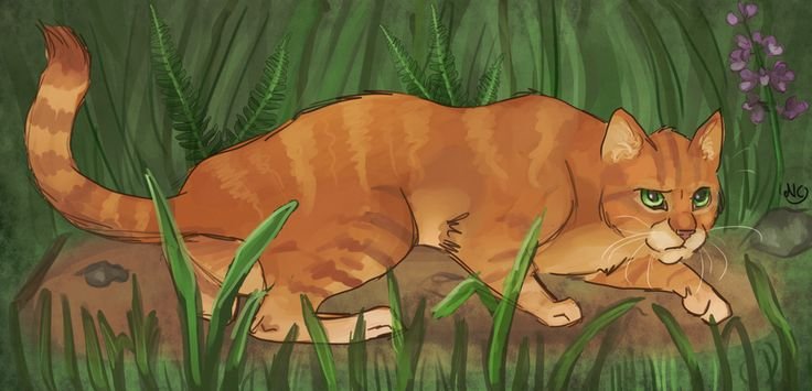 Коты Воители Огнезвезд и Рыжик