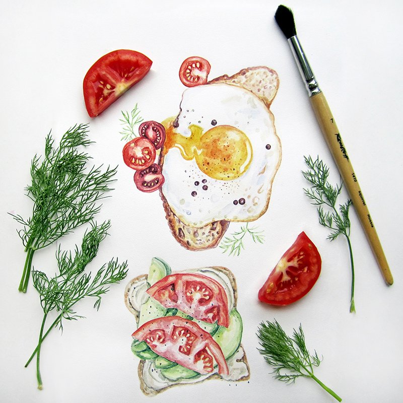 Блюдо рисунок