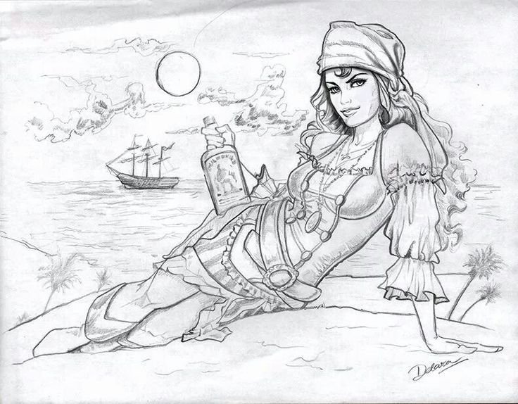 Пиратские рисунки