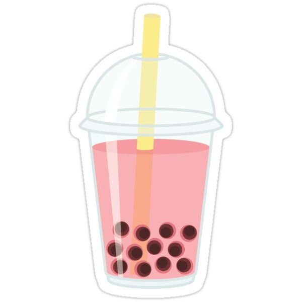 Bubble Tea наклейки