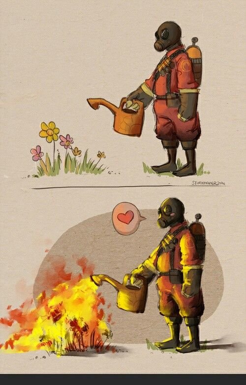 Поджигатель Team Fortress 2 Art