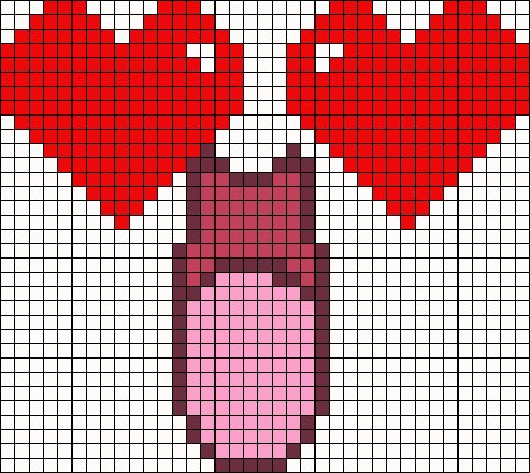 Рисунки по клеточкам легкие