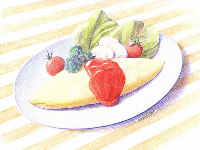 Блюдо рисунок