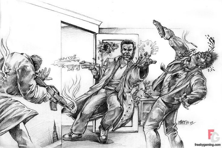 Макс Пейн арт Нуар