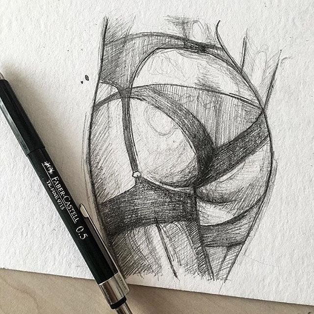 Рисунки графитным карандашом