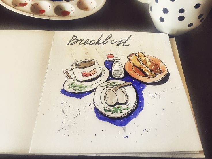 Рисунки для скетчбукаеда
