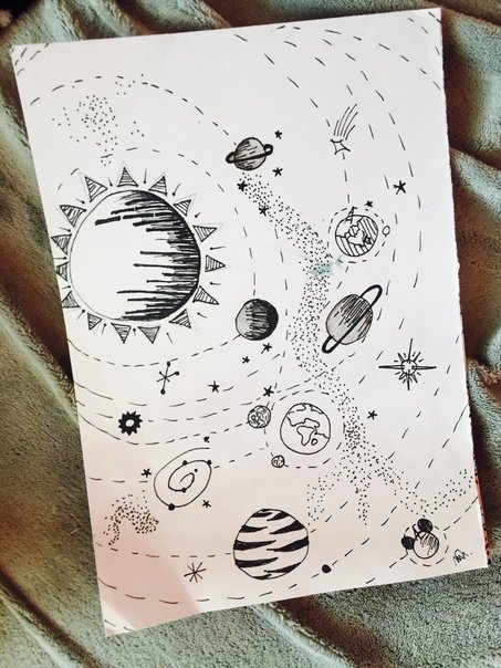 Маленькие рисунки для скетчбука