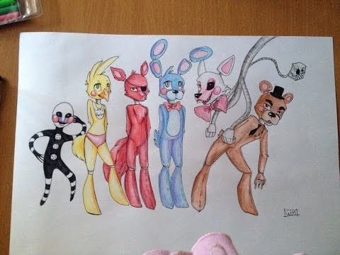 Рисование ФНАФ