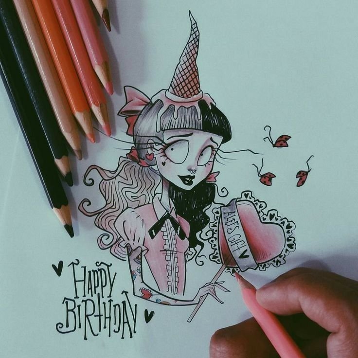 Странные рисунки для скетчбука