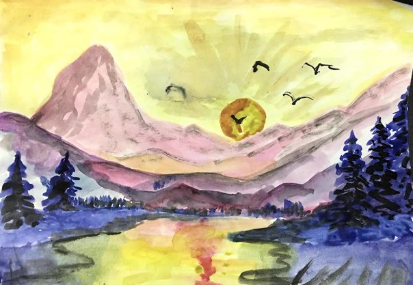 Казахстан рисунок для детей