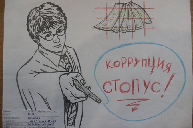 Мы против коррупции рисунки