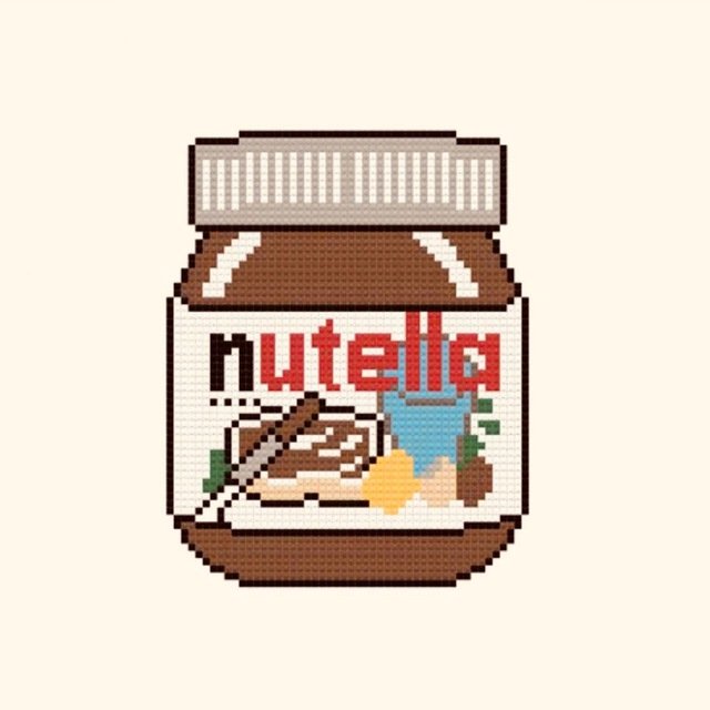 Рисунки по клеточкам еда