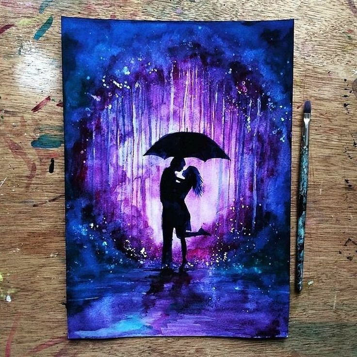 Рисунки акрилом