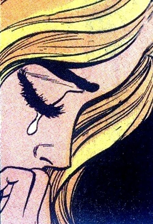 Рисунок плачущей девушки