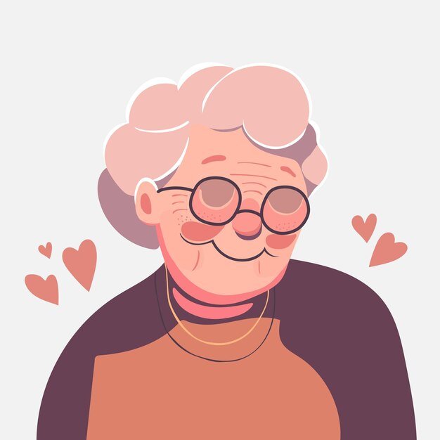 Cool granny drawing