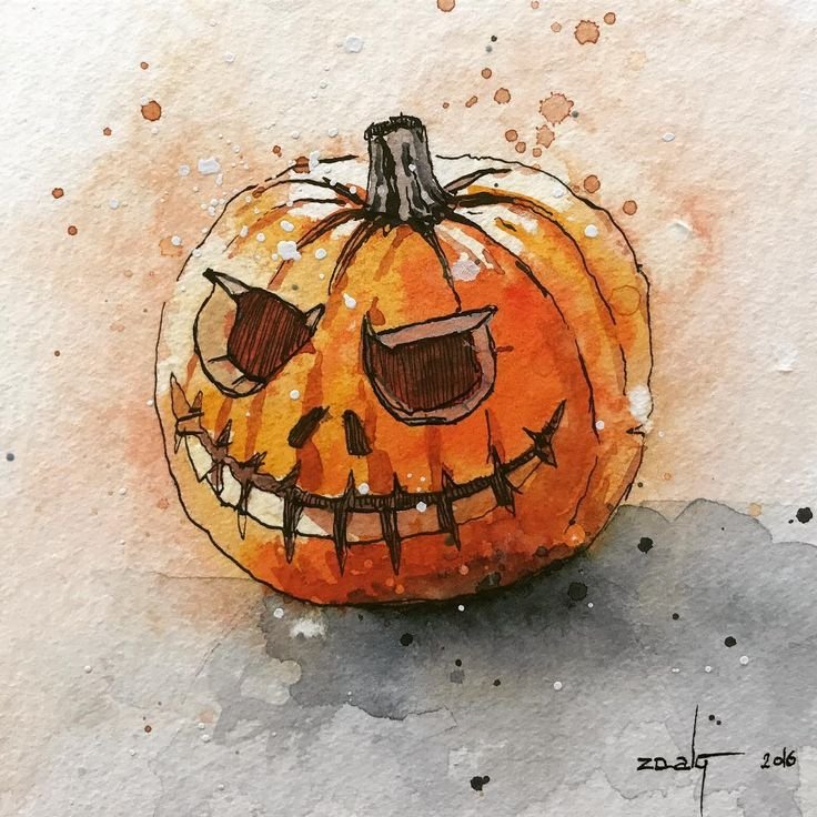 Рисунки на Хэллоуин