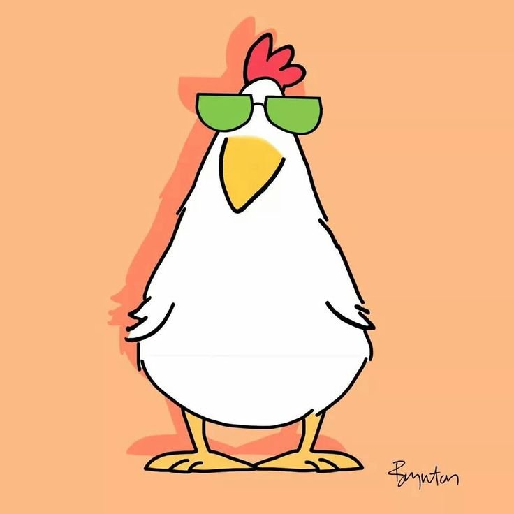 Курица рисунок