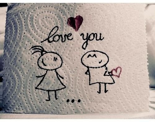 Рисунок i Love you