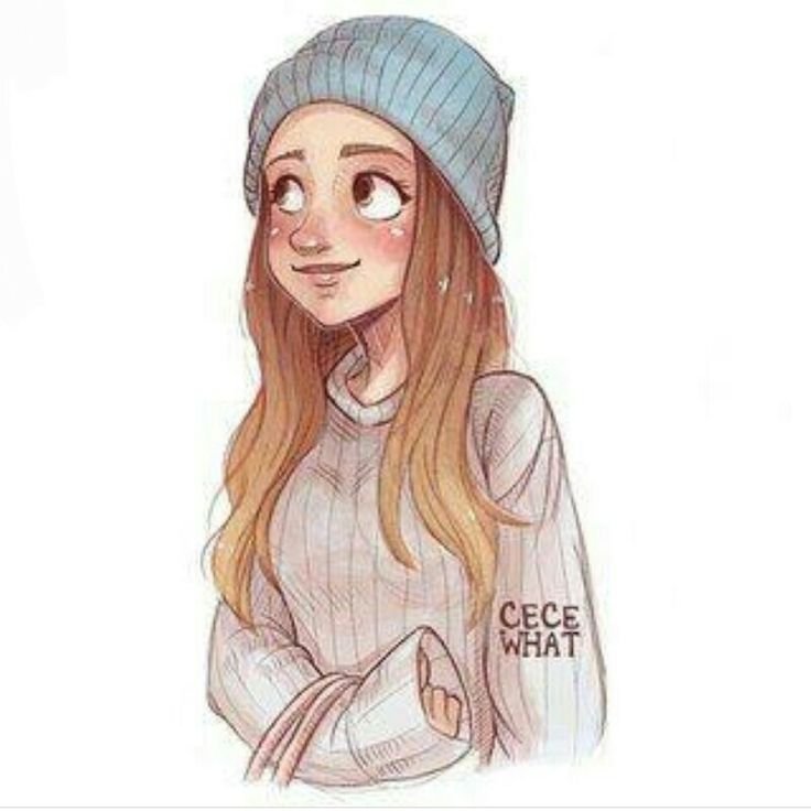Картинки для срисовки девушки