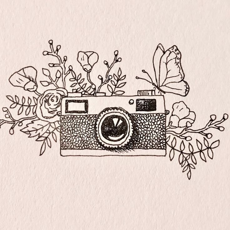 Фотоаппарат рисунок