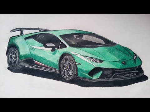Рисунок Ламборгини Хуракан