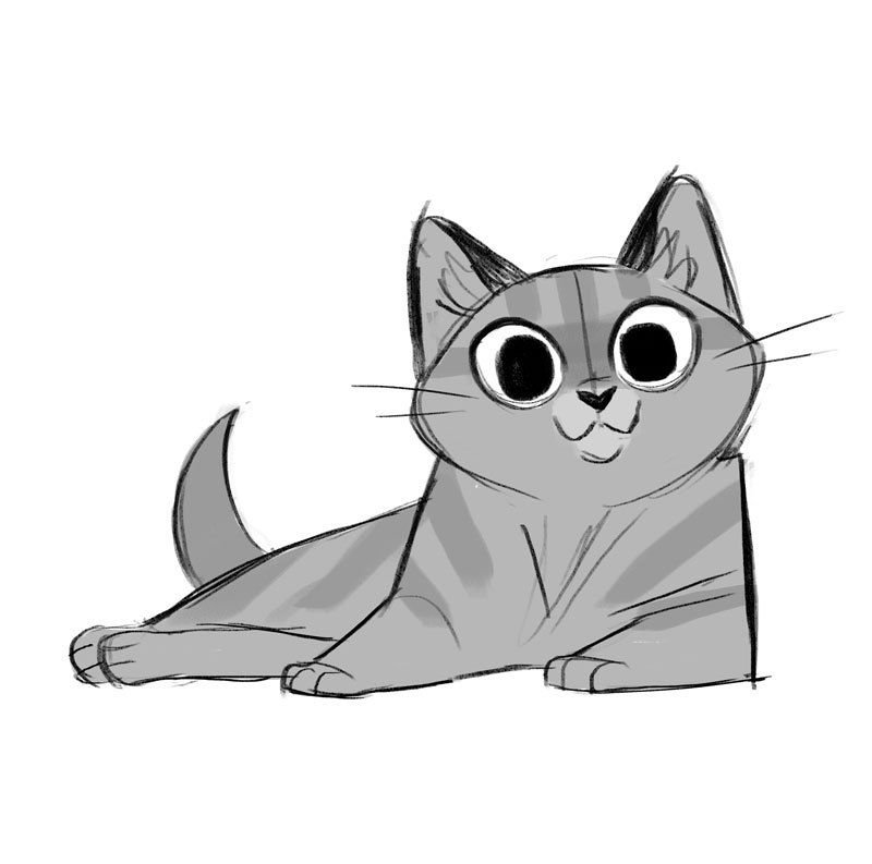 Котики мультяшные