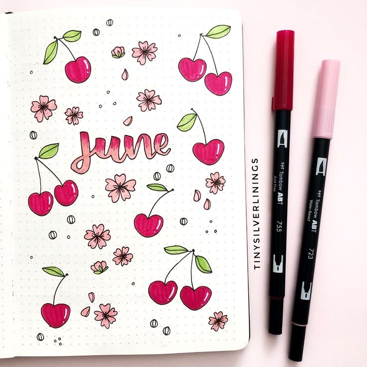 Рисуночки Bullet Journal