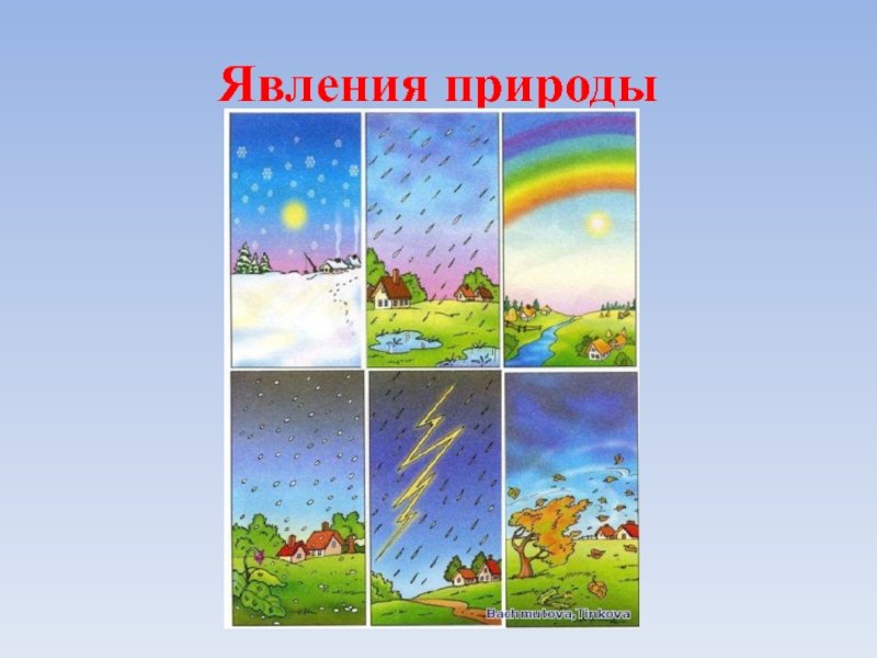 Рисунок на тему природные явления