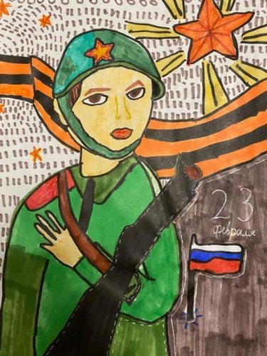 На страже Родины своей рисунки