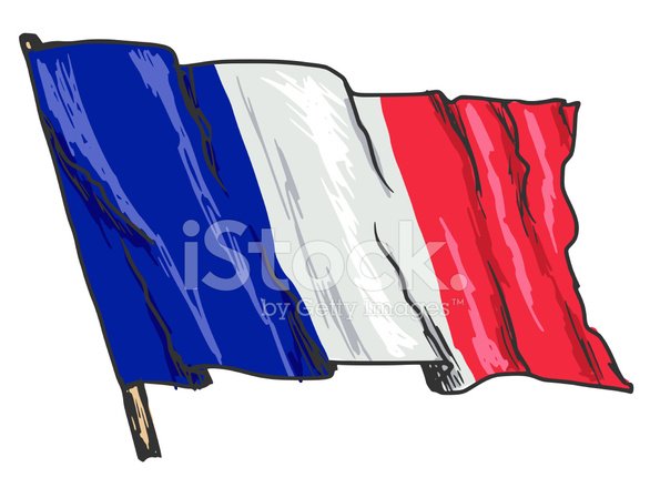 Флаг Франции рисунок