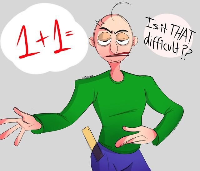 Baldi Basics Art игрок